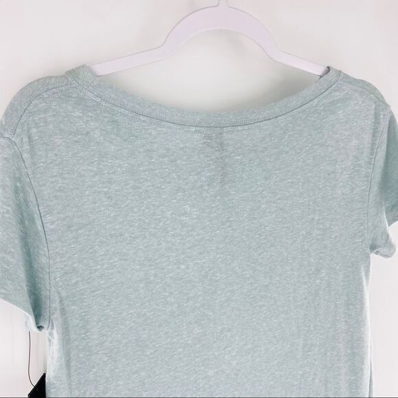 Joe’s Jeans Tee Wide Neckline Salt Water Blue Size Small - Picture 7 of 12